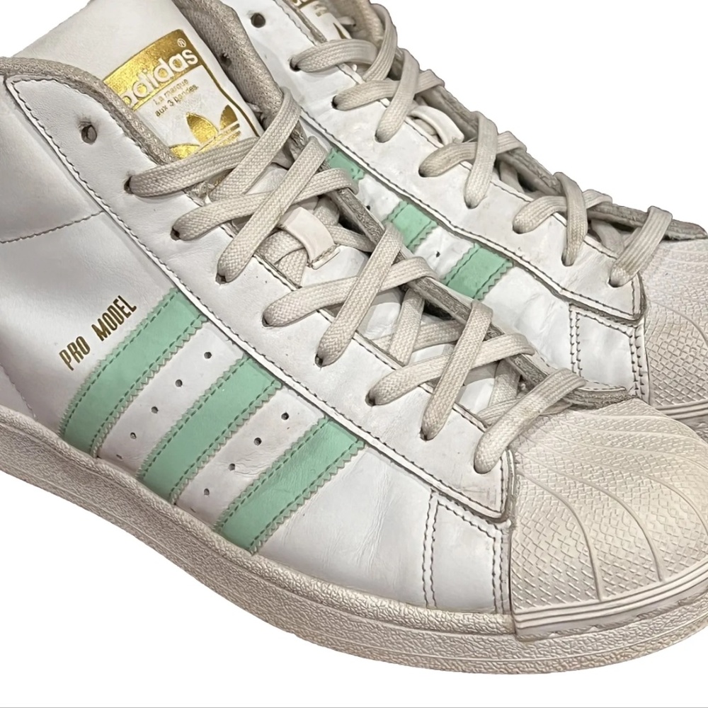 ADIDAS Pro Model Men's Shoes Size 8.5 | Hi Top | Shell Toe - Picture 5 of 10